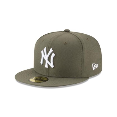 Green New York Yankees Hat - New Era MLB 59FIFTY Fitted Caps USA7982604